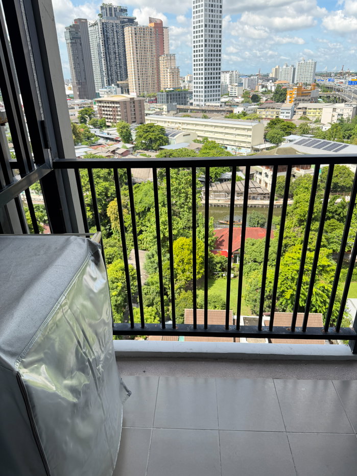 รูป ให้เช่าคอนโด The Base Park West (สุขุมวิท 77) ค่าเช่า 14,000 บาท/เดือน ใกล้ BTS อ่อนนุช ห้องสวย วิวดี เครื่อใช้ไฟฟ้าครบ พร้อมเข้าอยู่! - รูปที่ 16/20