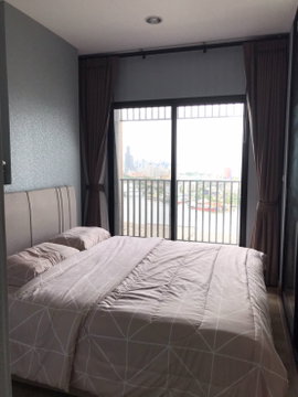 P-52967 🔔 Riverview Condo for Rent Near BTS Krung Thon Buri | Niche Mono Charoen Nakorn Project, 25th Floor Line: @easythaihome 085-592-2897