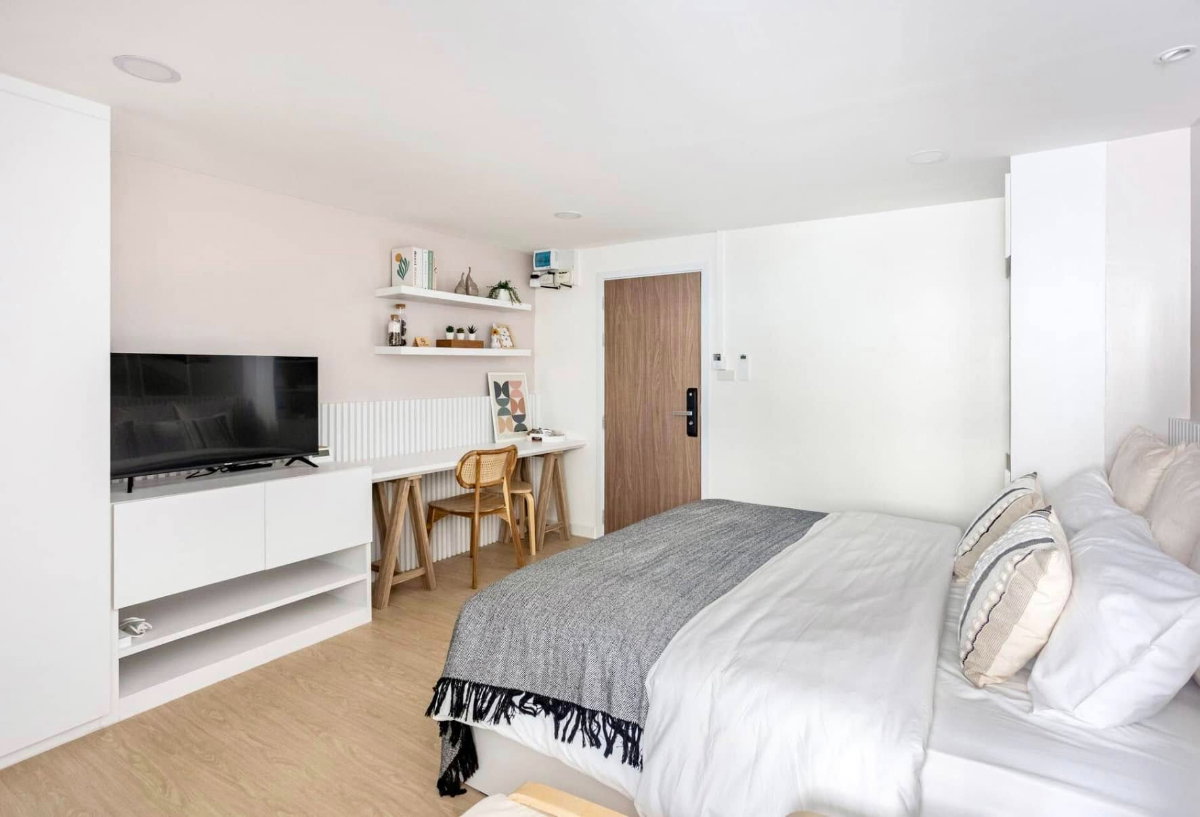รูป ขายคอนโด103 Condominium 3 2 ห้องติดกัน ตกแต่งครบ พร้อมเข้าอยู่ เหมาะสำหรับอยู่อาศัย ลงทุน หรือซื้อรวมเป็นห้องใหญ่ในทำเลหายาก ใกล้ One Nimman SS-166 - รูปที่ 6/32