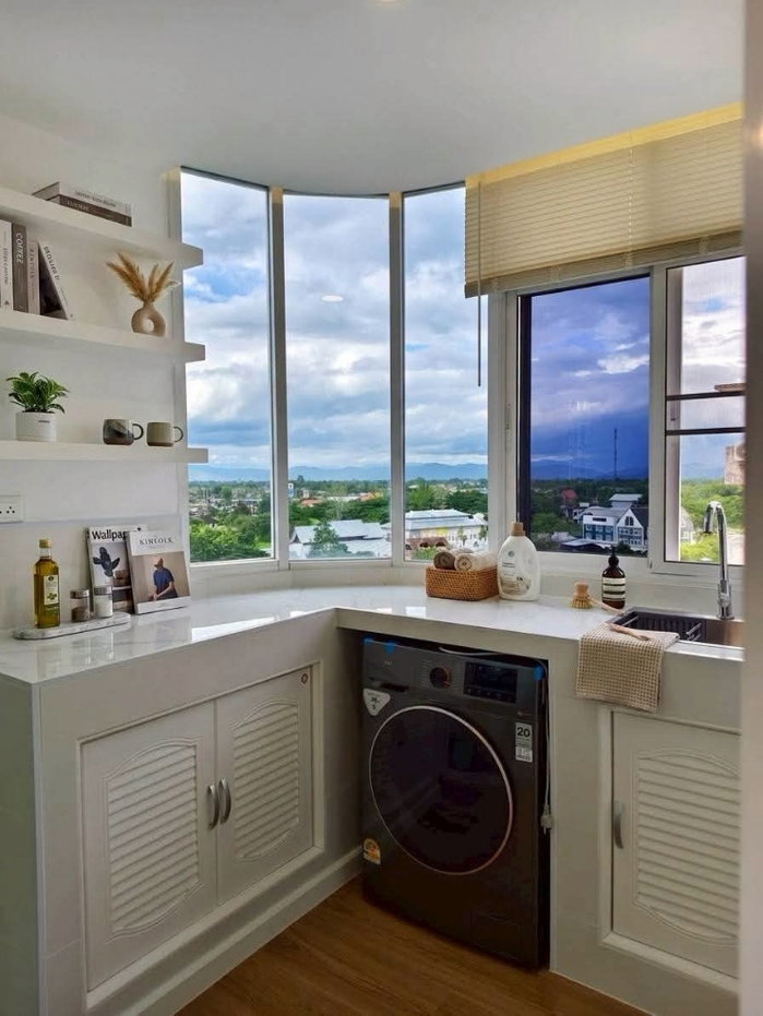รูป ปล่อยขาย SR Land Condo ห้องชุดรีโนเวทใหม่ สไตล์โมเดิร์น สวยโดดเด่นตรงปก วัสดุพรีเมียมเกินราคา ใกล้เมือง , ใกล้ริมปิงสันทราย, ม.พายัพ , เซนเฟส - รูปที่ 6/9