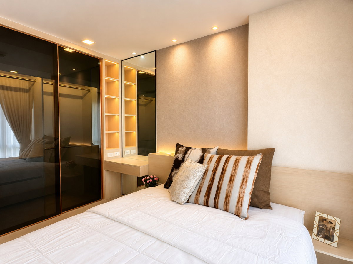 รูป 📣 Airlink Residence คอนโดวิวสนามบิน พร้อมอยู่ | ลาดกระบัง ทำเลดี ใกล้ ARL ✈️  💰 ราคาขายเพียง 1.69 ล้านบาท  🏡 ห้องสวย วิวสนามบิน พร้อมเข้าอยู่ - รูปที่ 5/6