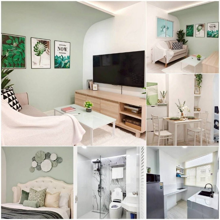 รูป ขายSRLandCondo ห้องชุดรีโนเวทใหม่ สไตล์โมเดิร์น สวยโดดเด่นตรงปก วัสดุพรีเมียมเกินราคา ใกล้เมือง , ติดถนนใหญ่ตรงข้ามตลาดแม่กวง , ริมปิงสันทราย , เซนเฟส - รูปที่ 8/8