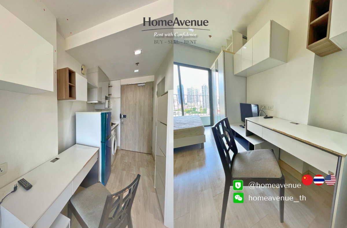 picture Highlight✨ 1 Bed (Studio) 🚇 Near MRT Rama 9💥📲 Line: @homeavenue ⭐HA-5058 - 2/4