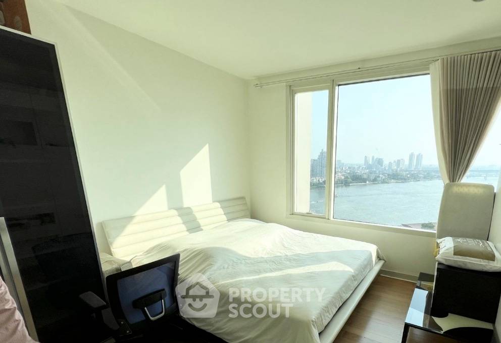 picture Pet-Friendly 2-BR Condo, Watermark Chaophraya, 19th-Floor near BTS Krung Thon Buri (ID 3041395) - 2/7