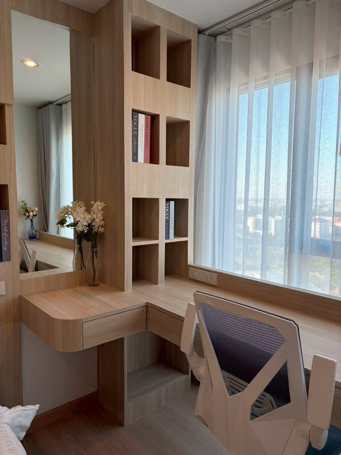 รูป 🏡 ให้เช่า Terra Residence บิ้วอินสวยทั้งห้อง💖 ✨ ชั้น 31 ระเบียงทิศเหนือ วิวมธ  ✅️ พร้อมเข้าอยู่ ต้นสิงหา 69 - รูปที่ 8/20