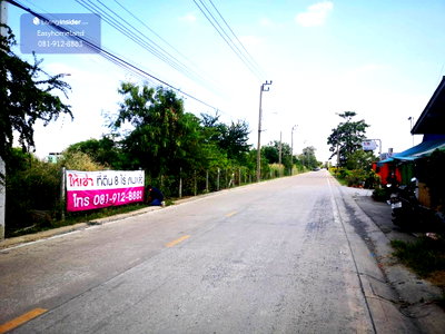 เช่าที่ดิน สมุทรปราการ : ที่ดินใกล้สุวรรณภูมิ ให้เช่า 8 ไร่เศษ โทร 081-910-8883