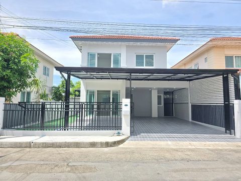 บ้านแฝดเหมือนบ้านเดี่ยว ตกแต่งรีโนเวทใหม่ ทำเลดี เดินทางสะดวก หมู่บ้าน ศุภาลัยวิลล์ ถนนชลมาร์คพิจารณ์ เลียบคลองสาม ลำลูกกา ลาดสวาย ปทุมธานี 