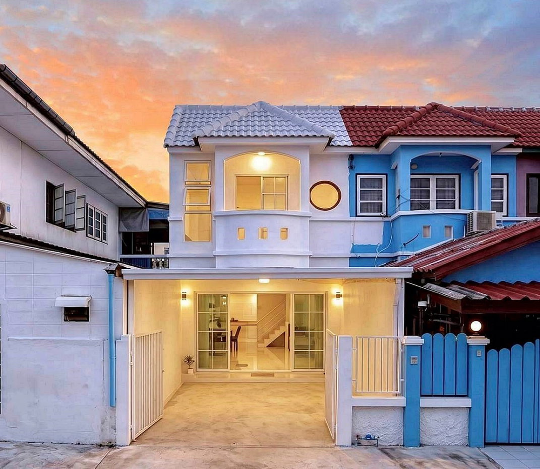 รูป บ้านสวย หลังริม รีโนเวทใหม่ สไตล์มินิมอล #หมู่บ้านเอเชีย โฮมทาวน์ 2 ไทรน้อย ใกล้การไฟฟ้าฝ่ายผลิต ไทรน้อย - รูปที่ 2/11