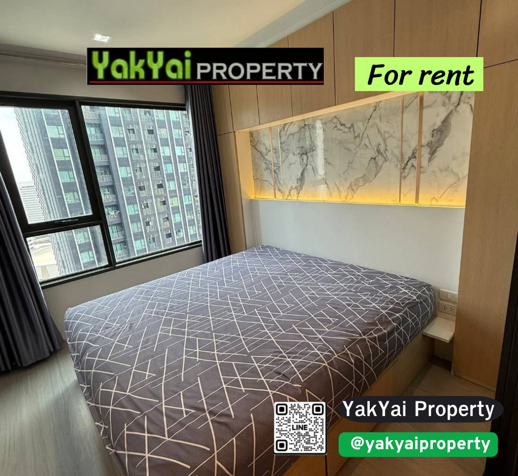รูป Life Ladprao – ห้องแต่ง Built-in วิวเมือง ชั้นสูง ติด BTS  BTS ห้าแยกลาดพร้าว 🚆 (0 เมตร)เฟอร์ครบ พร้อมเข้าอยู่ - รูปที่ 1/10