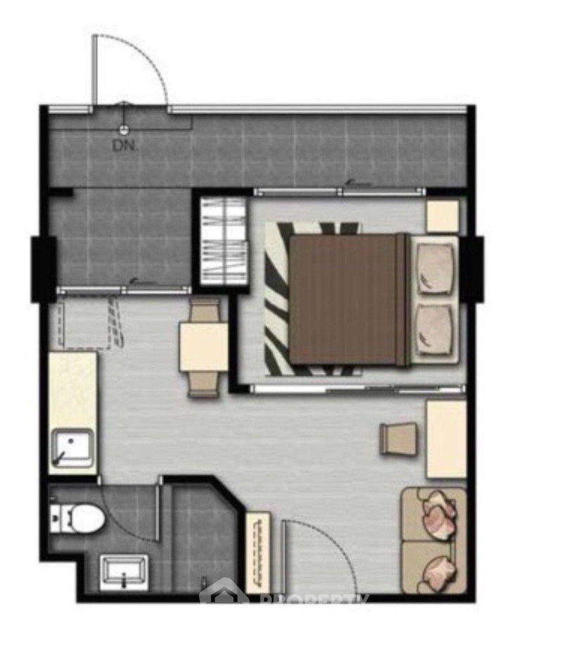 รูป คอนโด 1 ห้องนอน ใน โครงการ Grene Condo Donmueang-Songprapha ดอนเมือง (ID 3042460) - รูปที่ 8/8