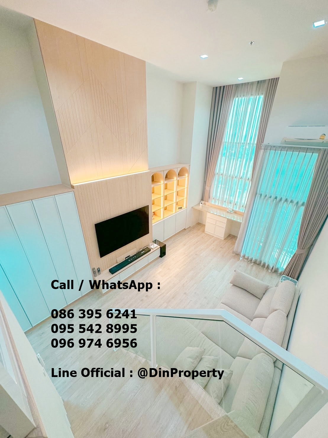 ให้เช่า ไอดีโอ​ สาทร-วงเวียนใหญ่​ , 1DUPLEX  40 ตรม ,BTS วงเวียนใหญ่ ICONSIAM 