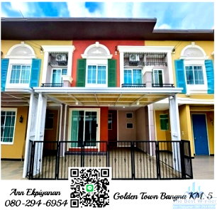 Townhouses for rent : 🚩🍀⭐For Rent: Golden Town Bangna Km. 5, luxurious Italian-style townhome located behind MEGA Bangna. near the expressway and Yellow Line BTS ✅