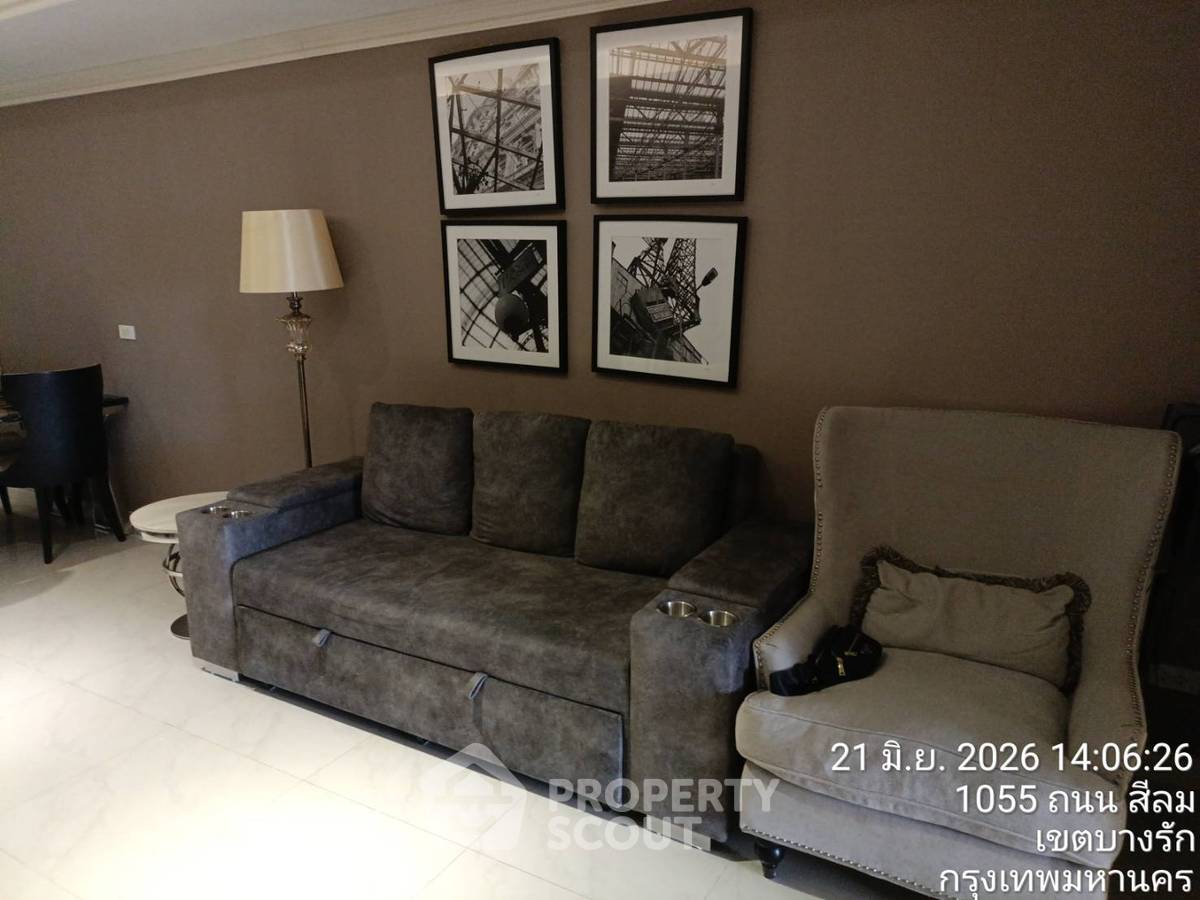 รูป คอนโด 1 ห้องนอน Nusa State Tower ใกล้ BTS สะพานตากสิน 400 ม. ชั้น 49 ขนาด 68 ตร.ม. (ID 1619561) - รูปที่ 3/9