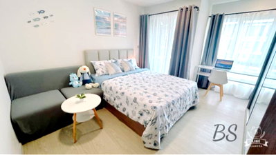 คอนโดให้เช่า : 📢ให้เช่า Kave town Island ข้างม.กรุงเทพ ตึก D ชั้น 5 ขนาด 22.6 sqm วิวนอก ครัวแยก