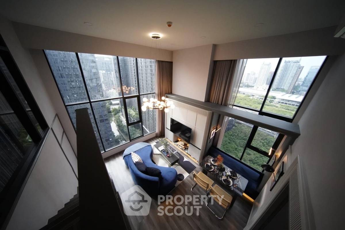 picture 3-BR 75 Sqm High-Floor Condo At KnightsBridge Space Rama 9, 300m to MRT Phra Ram 9 (ID 1534430) - 2/8