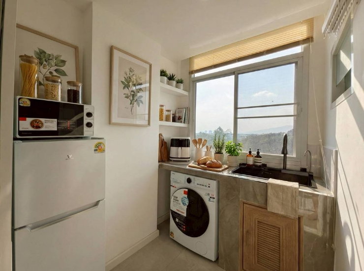 รูป ขายSRLandCondo ห้องชุดรีโนเวทใหม่ สไตล์โมเดิร์น สวยโดดเด่นตรงปก วัสดุพรีเมียมเกินราคา ใกล้เมือง ใกล้ริมปิงสันทราย , ม.พายัพ , Central Festival - รูปที่ 5/6