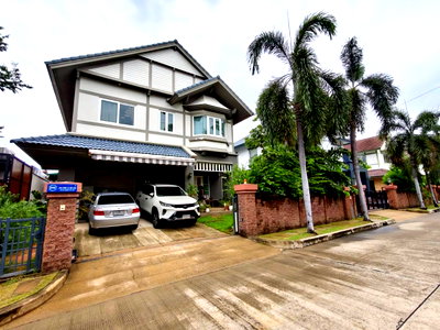 Houses for sale Bangkok : Luxury House for Sale Laddarom Ratchaphruek-Pinklao 69 Sq.w. with Home Office Extension near Central Westville