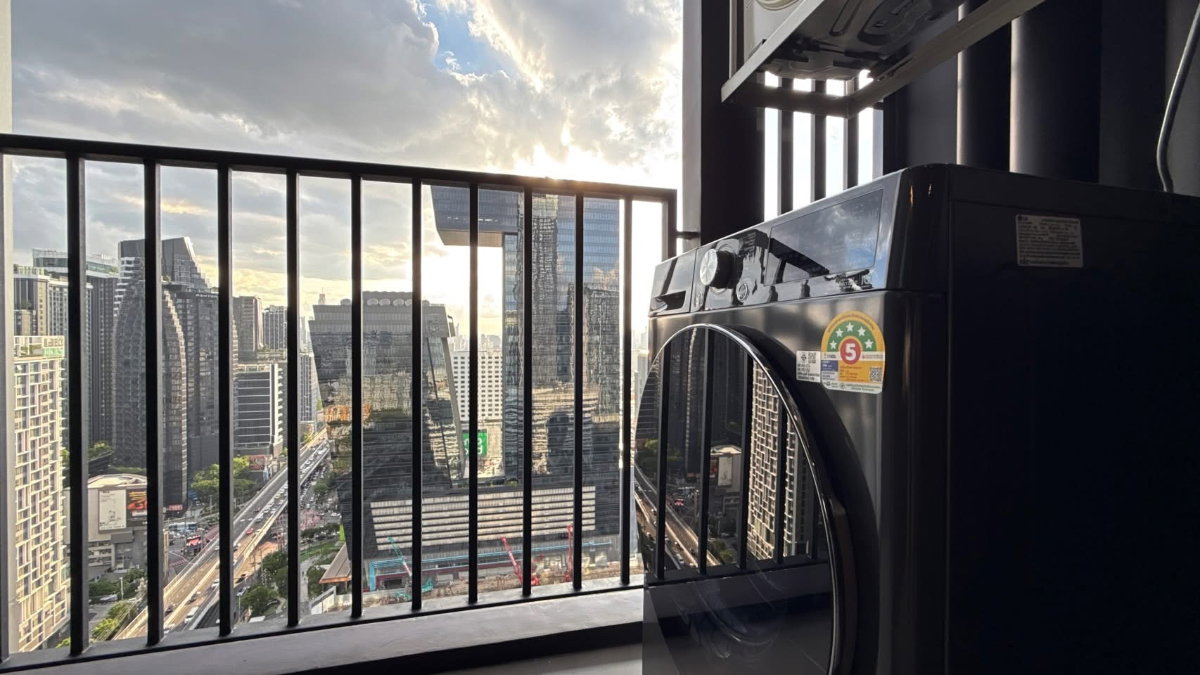 รูป (BB171) 🔥 ห้องชั้นสูงวิวเมือง | NUE District R9 | New CBD พระราม 9 | เพียง 24,000 บาท/เดือน - รูปที่ 11/12