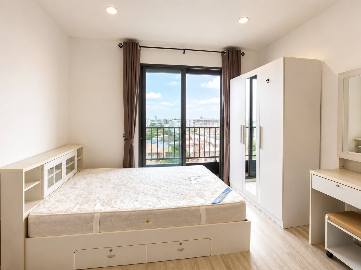 เช่า Studio ห้องนอน 1 ห้องน้ำ ไอดีโอ โมบิ สุขุมวิท อีสท์เกต | Ideo Mobi Sukhumvit Eastgate 