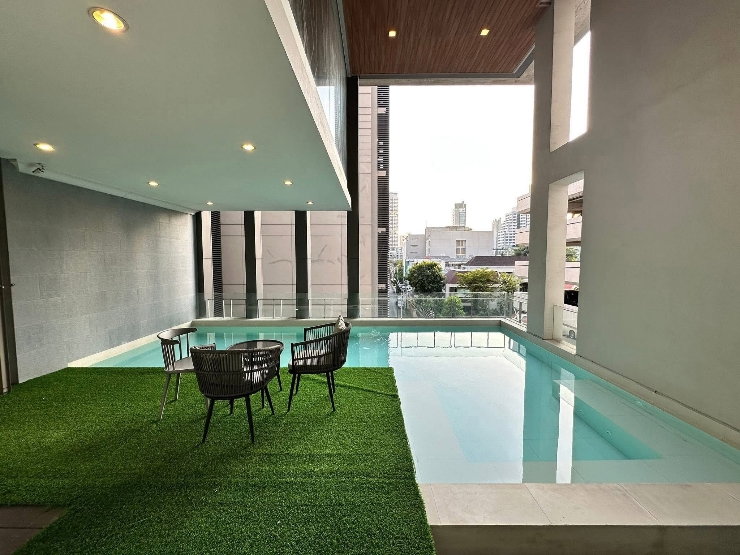 รูป 📣📣 ให้เช่าบ้านเดี่ยว Ultra luxury in 749 Residence 4 ห้องนอน ใจกลางสุขุมวิท 49 มีลิฟท์ส่วนตัว สระว่ายน้ำส่วนตัว - รูปที่ 8/18