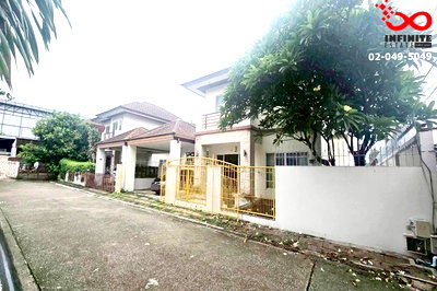 บ้านเดี่ยว เกษตร-นวมินทร์ : ขายบ้านเดี่ยว 2 ชั้น หลังมุม 54 ตรว. ม.ราณีสิริ คลัสเตอร์ 1 ซอยลาดปลาเค้า 43 ทำเลเกษตร-นวมินทร์