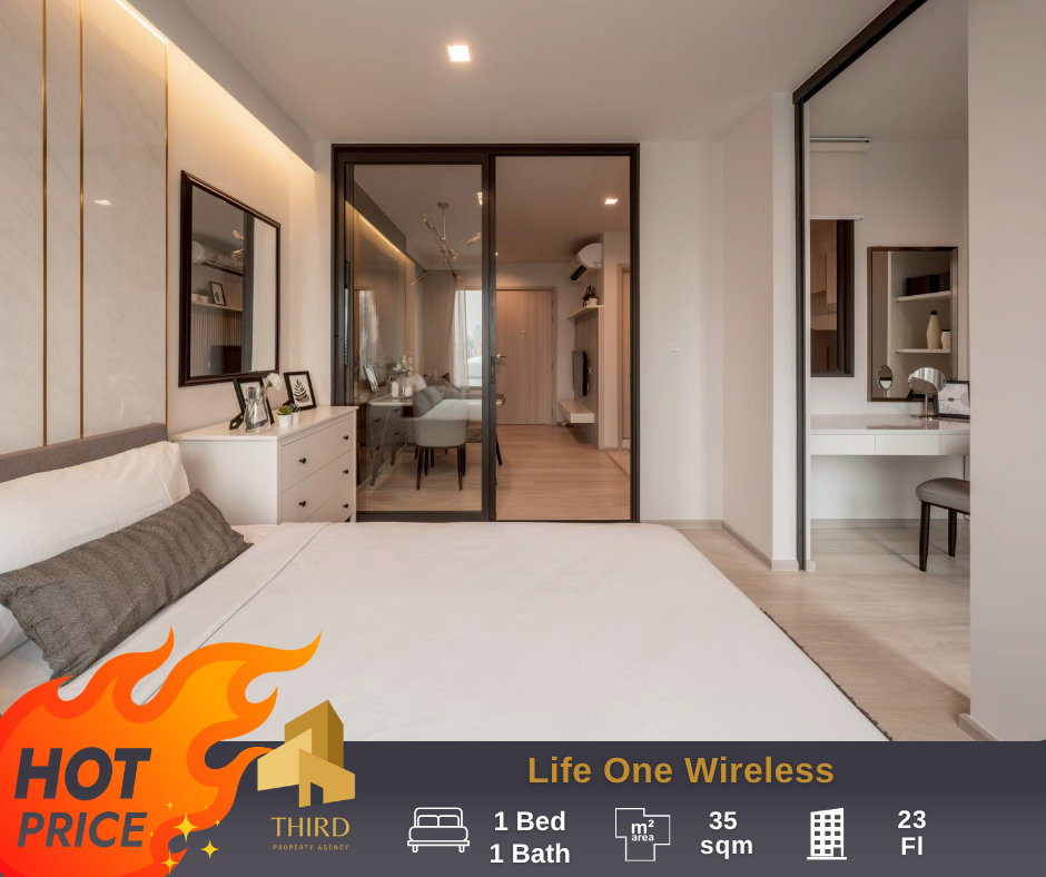 picture 𝐋𝐢𝐟𝐞 𝐎𝐧𝐞 𝐖𝐢𝐫𝐞𝐥𝐞𝐬𝐬✨Fully Furniture , ready to move in //Ask more info LineID:@Thirdproperty - 1/8
