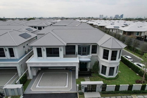 📣📣 For rent Narasiri Krungthep Kreetha Ultra Luxury single house 4 Bedrooms (Typing 0974164645, Line: JKJK4645 instead of click the blue/gr button) 