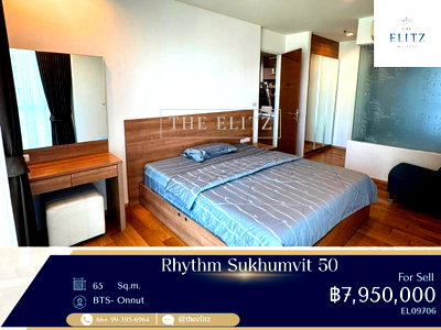ขายคอนโด : ✨ Rare Corner Unit ! High Floor with panoramic views, pristine "Like-New" condition, and only steps away from BTS On Nut & Tesco Lotus ✨
