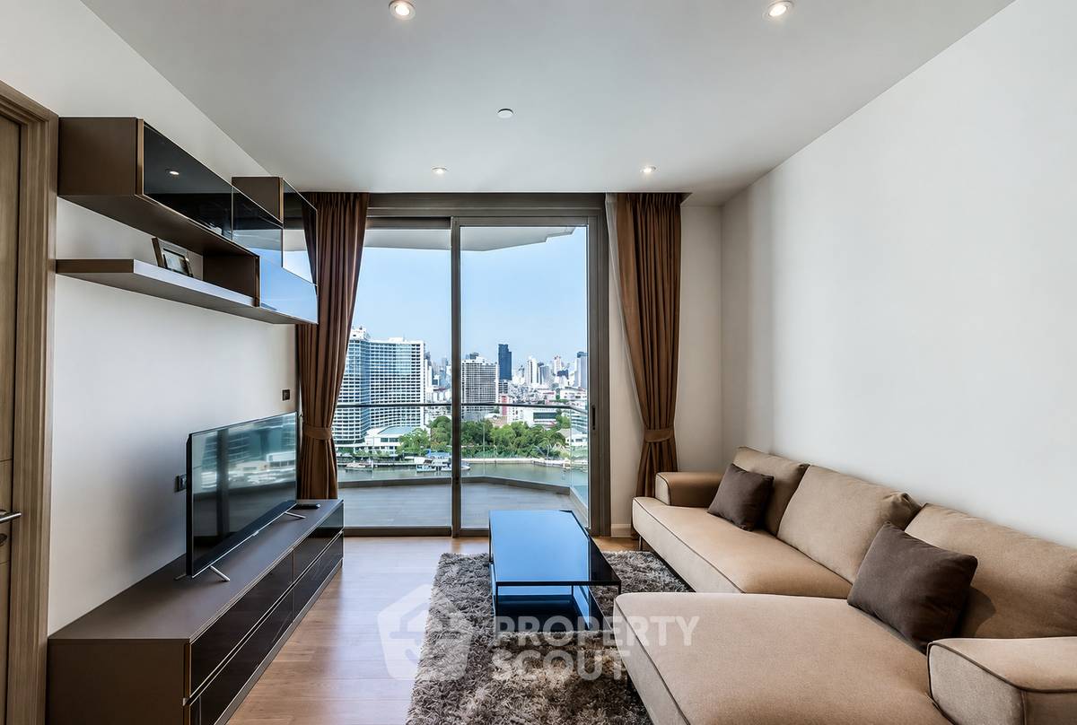 รูป คอนโด 2 ห้องนอน ชั้นสูง 120 ตร.ม. ที่ Magnolias Waterfront Residences ใกล้ BTS สะพานตากสิน (ID 3041961) - รูปที่ 3/16