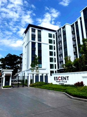 Condos for rent 700 Year Sports Arena Chiang Mai : 💎🏢 For Rent | Escent Park Ville Chiang Mai | Brand New 2-Bedroom Near Central Festival | THB 20,000/month ✨