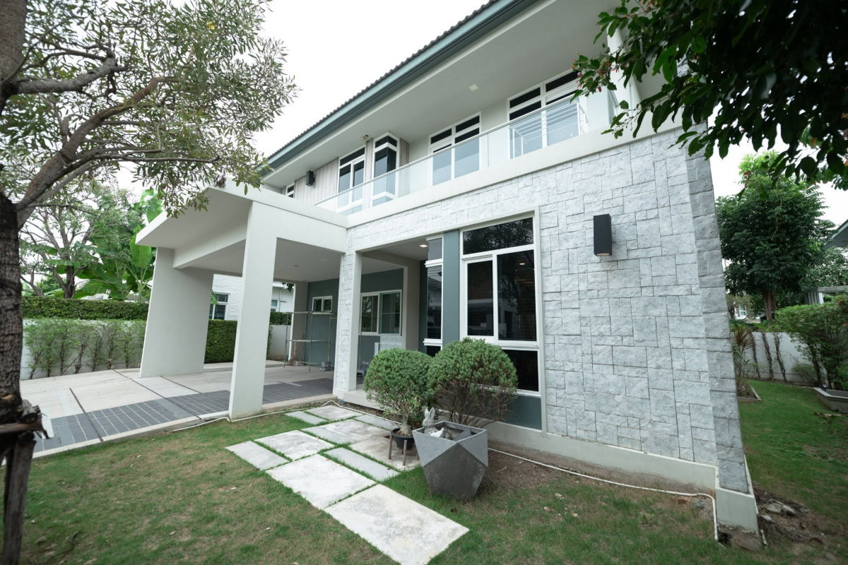 รูป HR3557เช่าบ้านเดี่ยวหรู มัณฑนา บางนา-วงแหวน (ซอยราม2) 76.5 ตร.ว. หลังใหญ่ แต่งครบ พร้อมอยู่ เดินไปรร.นานาชาติ Dulwich ได้เลย - รูปที่ 27/34