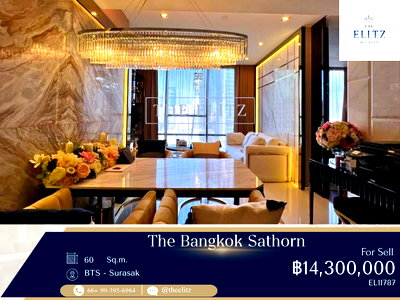 ขายคอนโด : ✨JUST LISTED BY OWNER! THE ULTIMATE MASTERPIECE OF SATHORN! A STUNNING ULTRA-LUXURY RARE GEM WITH PRIVATE LIFT AT AN UNBELIEVABLE BILLIONAIRE DEAL! ✨