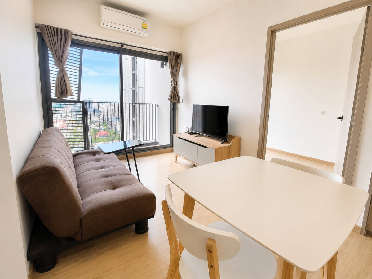 picture For Rent 2 Bedrooms 1 Bathroom | Whizdom Connect Sukhumvit 101 - 1/9