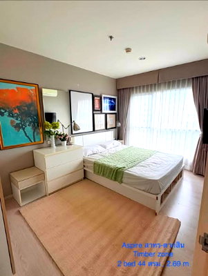 Condos for sale : 🔥 Condo for Sale at Aspire Sathorn Taksin, Spacious 2-Bedroom Unit in a Convenient Location