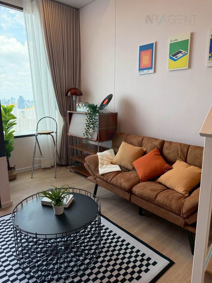 รูป ให้เช่าคอนโด ไซมิส พระราม 9 อาคาร C ชั้น 30 Duplex ขนาด 37.00 ตรม ใกล้ ใกล้ MRT พระราม 9 - รูปที่ 1/8