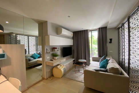 🔥 For Rent !!🔥 Klass Silom, 1 bedroom, 1 bathroom, Corner room, Minimalist style !! Code C20221202927 furnished, ready to move in📣📣