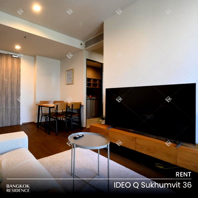 Condos for rent : Rental Condo 🌆 Ideo Q Sukhumvit 36, 1BR 45 sq.m. 38K 🌠 Beautiful Open View Unit, Near BTS Thonglo 
