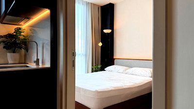 คอนโดให้เช่า : [VR0455]🔥 เช่า 24,000 | NUE District R9 | 1 นอน 30.2 ตร.ม. ชั้น 31 ตึก R | ใกล้ MRT พระราม 9 เพียง 180 ม. เชื่อม Central 🔥