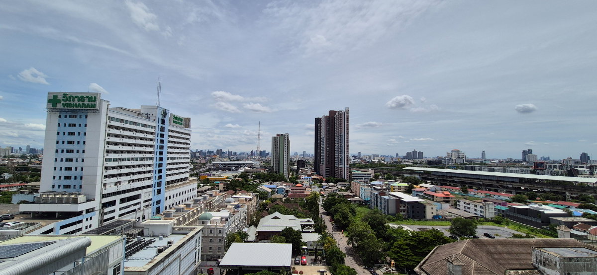 รูป ให้เช่าห้องแต่งพร้อม เฟอร์ครบ ห้องใหญ่ วิวดี ราคาถูก ใกล้ ARL และ MRT สถานีหัวหมาก - รูปที่ 30/30