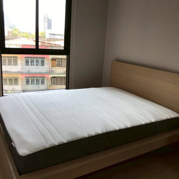 P-53129 ✨ Condo for Rent Near BTS Onnut | The Tree Onnut Station Project, 5th Floor, Swimming Pool View Line: @easythaihome 085-592-2897