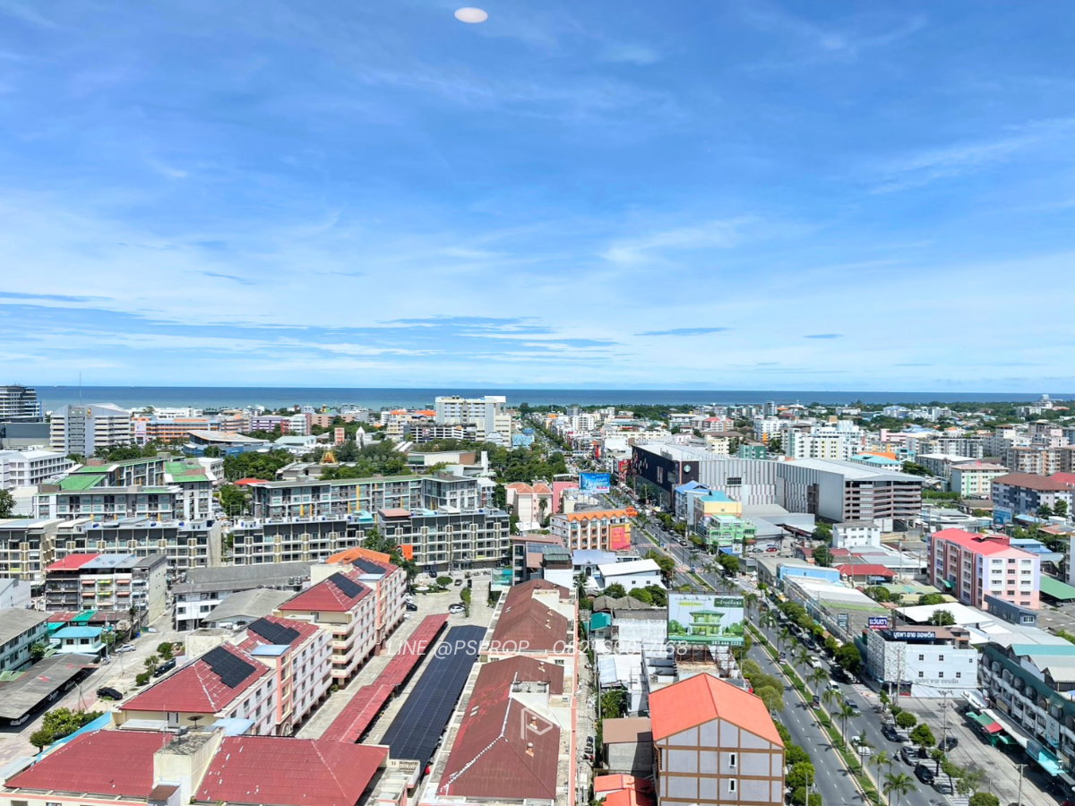 รูป คอนโดเช่าบางเเสน ติดถนนลงหาดบางเเสน Origin Play Bangsaen✅ พร้อมเข้าอยู่ #CR0485 - รูปที่ 8/8