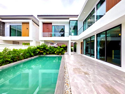 บ้านเดี่ยว บางละมุง ชลบุรี : By Owner - ขายบ้านเดี่ยวสร้างใหม่ สไตล์โมเดิร์น ทรอปิคอล พัทยา