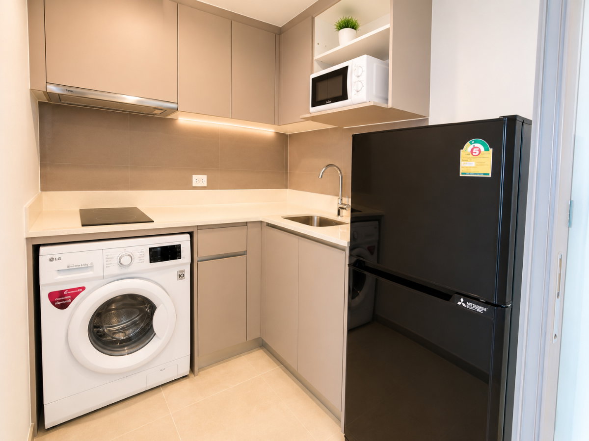 picture For Rent 2 Bedrooms 1 Bathroom | Whizdom Connect Sukhumvit 101 - 7/9