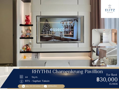 ✨ The Ultimate Riverside Paradise for rent! Premium Luxury condo in Charoenkrung—just a short walk to Shrewsbury International School✨