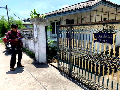 เช่าบ้านแฝด วิทยาลัยเซาธ์อีสท์บางกอก : ให้เช่าบ้าน แบริ่ง ซอย19 มีบ้าน 2 หลัง ( เนื้อที่ 228 ตรว.)