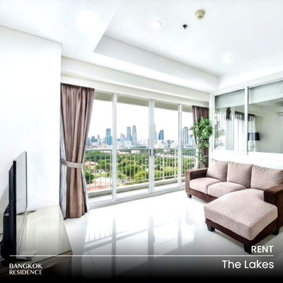คอนโดให้เช่า : เช่าคอนโด 💎 The Lakes 3นอน 145ตร.ม. 80k 🏞️🌳 ยูนิตชั้นสูง วิวสวนเบญ หายาก 