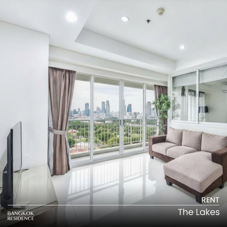 รูป เช่าคอนโด 💎 The Lakes 3นอน 145ตร.ม. 80k 🏞️🌳 ยูนิตชั้นสูง วิวสวนเบญ หายาก  - รูปที่ 1/12