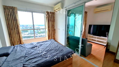 Condos for rent : 💎Ready to rent! Aspire Rama 4, fully furnished apartment, high floor with city view, near BTS Phra Khanong.🏢