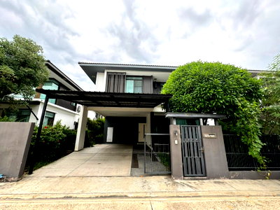เช่าบ้านเดี่ยว บางพลี สมุทรปราการ : HR3563ให้เช่าบ้านเดี่ยว มัณฑนา ศรีนครินทร์-บางนา (Mantana Srinakarin-Bangna) ใกล้ BTS สำโรง & MRT ศรีด่าน หน้าบ้านหันทิศใต้รับลมดีเยี่ยม