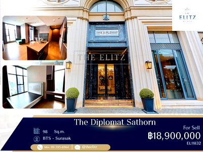 ขายคอนโด : ✨ The Supreme Crown jewel of Sathorn! Unrivaled ultra-luxury Penthouse for sale next to BTS-Surasak [0 meters] ✨